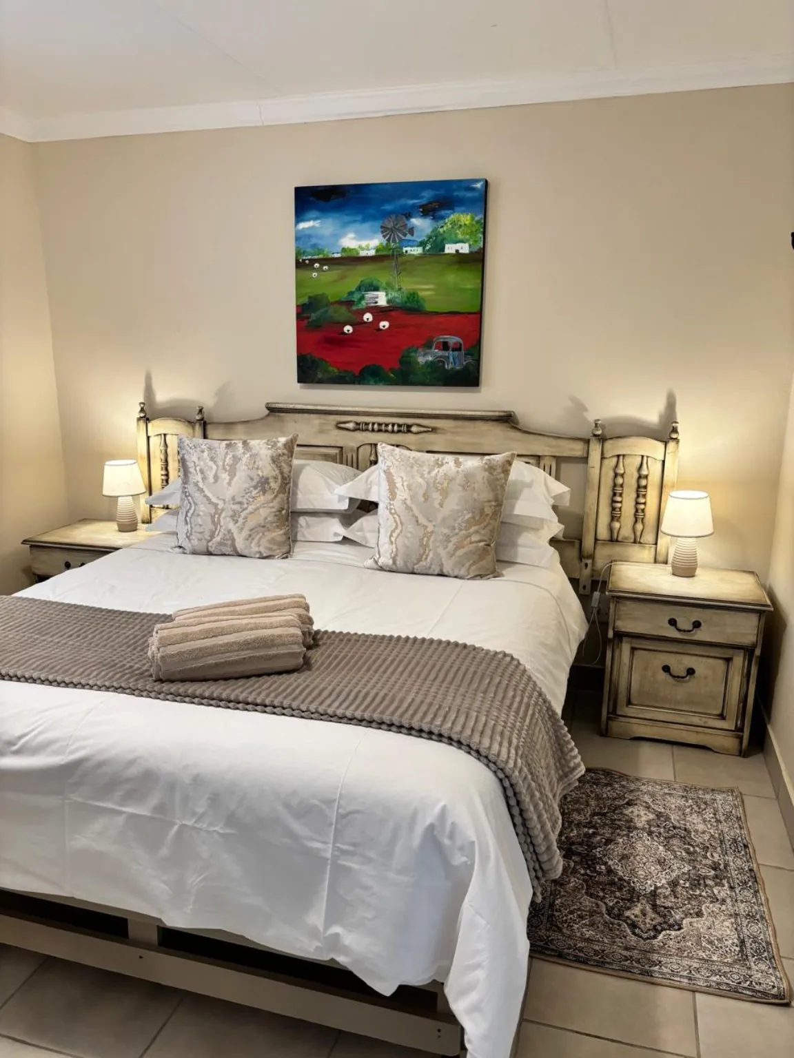 Second bedroom at Gamtoosberg Cottage